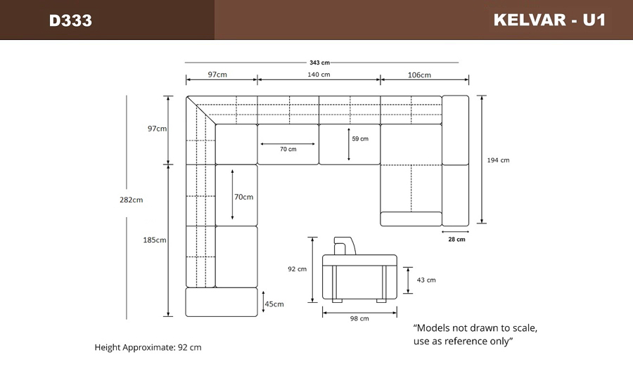 Kevlar - U1 - Leather Lounge Set